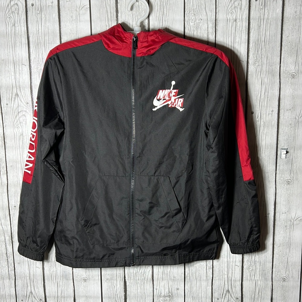 Jordan Youth Boys Size X-Large Zip Up Hooded Jacket